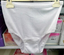 12 Culotte donna Acquablu alte in cotone a costine con giro gamba in pizzo -12