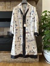 MAX MARA 100% Seta Tunica Abito Camicia Donna Taglia 40IT/M