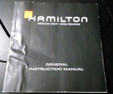 Hamilton automatic quarzo GARANZIA Manual manuale istruzioni PAPERS orologio new