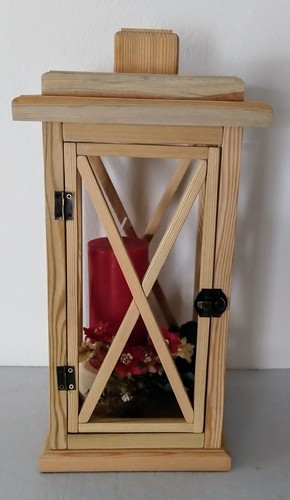 Lanterna legno candela - lanterna, in