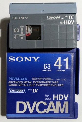 SONY.PDVM-41N.DVCAM.HDV.MINIDV