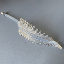 Foglia in Vetro di Murano Originali – Ricambi per Lampadario Vintage 35CM Bianco