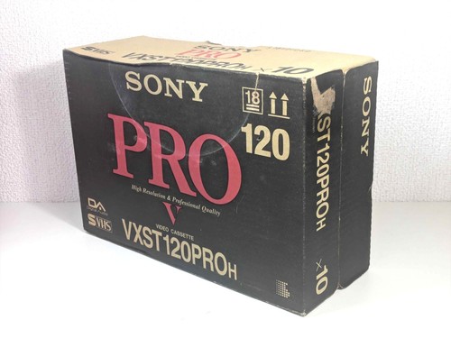 Videocassette sony vhs - videocassette, s-vhs