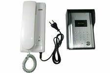 KIT CITOFONO MONOFAMILIARE PER ESTERNO 2 FILI CORNETTA APERTURA CANCELLO 328A M