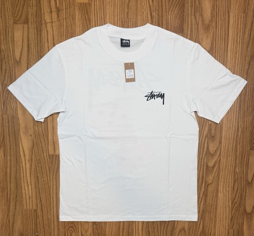 Shirt bianca uomo stussy - bianca,