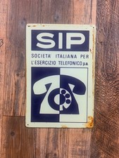 Insegna in metallo, SIP, 20x30