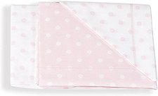 020.1005-001, Set 3 Pezzi Di Lenzuoline per Lettino in Puro Cotone, Color Pois R