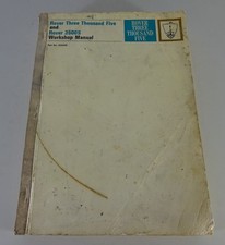 Manuale Di Officina Rover P6 3500 + 3500 S V8 Del 09/1969