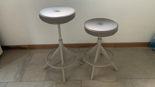 Coppia sgabelli ikea - bianchi, e