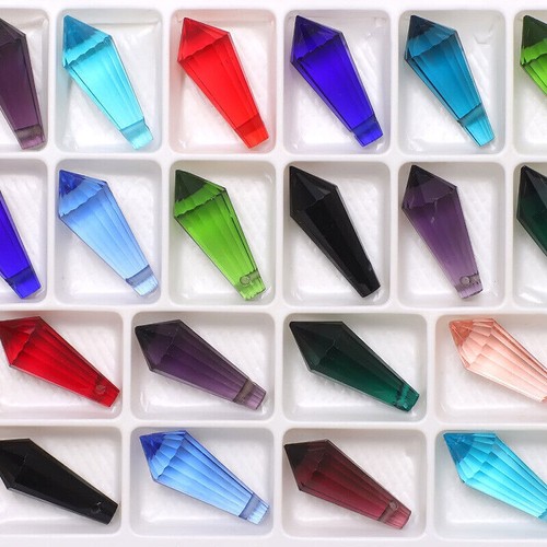 20x gocce cristalli vetro - cristalli,