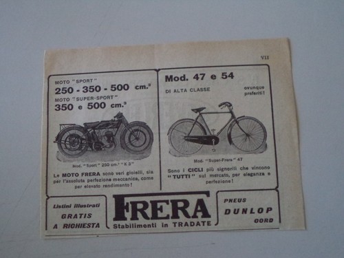 Advertising pubblicità 1927 - advertising,