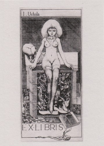 Libris bookplate erotico n - libris,