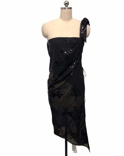 Abito nero paillettes