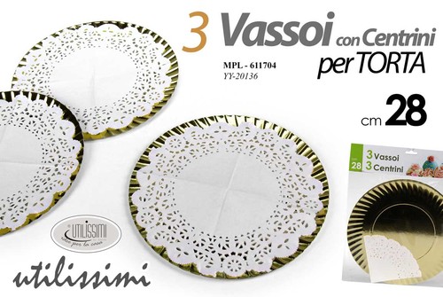 Vassoi 3 centrini - +,