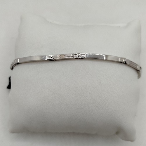 Bracciale uomo oro - bracciale, bianco