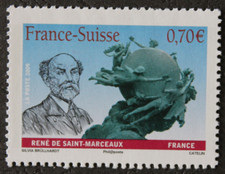 Timbre - FRANCE - SUISSE - René de Saint-Marceaux - YT4393 - Neuf ** - 2009