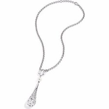 COLLANA DONNA MORELLATO DUCALE CON PERLA NATURALE SAAZ02,PENDENTE ACCIAIO