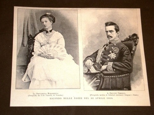 Nozze argento umberto i - nozze, re