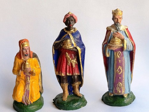 Statuine antiche magi - statuine, re