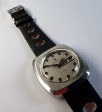 ANNI '60 - CERTINA AUTOMATIC CERTIDAY - XXL IN ACCIAIO - DOPPIA DATA - C. 25/652