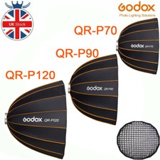 GODOX QR-P120 90 70 supporto parabolico softbox arco per SL-60W AD600BM SL150II UK