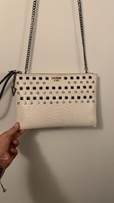 Borsa Pochette Guess Panna