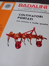 BADALINI COLTIVATORI PORTATI MOLLE  trattori pubblicitario vendita originale