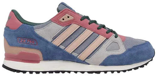 Adidas 750 pink grey blue - adidas, zx