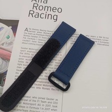 Cinturino orologio ibrido blu