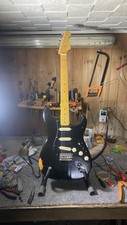 Black Strat David Gilmour Luthier Replica Stratocaster Custom Shop Made In Italy