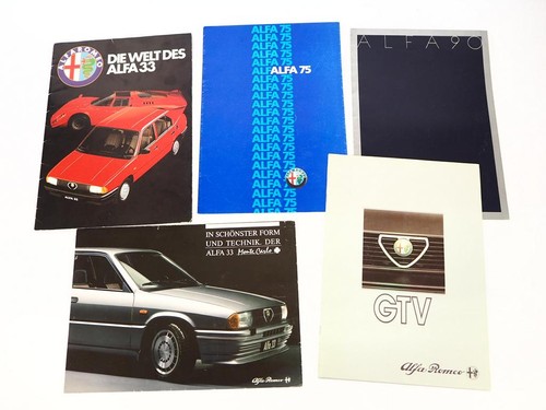 Brochure originali alfa - 5x,