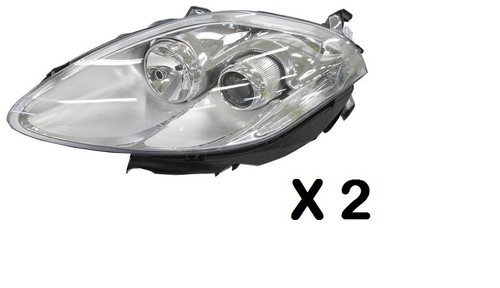 Coppia faro fanale crom - fanale,