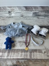 Bambola American Girl of Today vestito ICE DANCE - completa con orsacchiotto e medaglia
