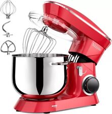 Vezzio Impastatrice 1500 W Silenziosa Contenitore Inox Frusta 10 Velocità 8,5L