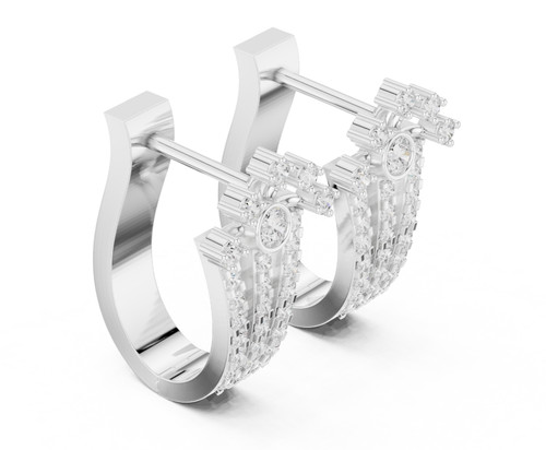 Orecchini cerchio huggie in - cerchio,
