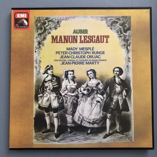 Auber manon lescaut 3lp - auber,