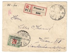 1919 Fiume - Lettera da Fiume