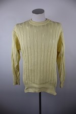 CONTE OF FLORENCE MAGLIONE VINTAGE UOMO Tg M MAN SWEATER CASUAL LOGO COTONE
