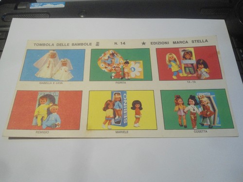 Cartella tombola delle bambole - cartella,