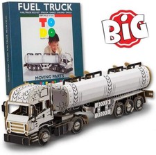 FUEL TRUCK To Do CAMION CISTERNA BENZINA in cartone da montare 158 pezzi