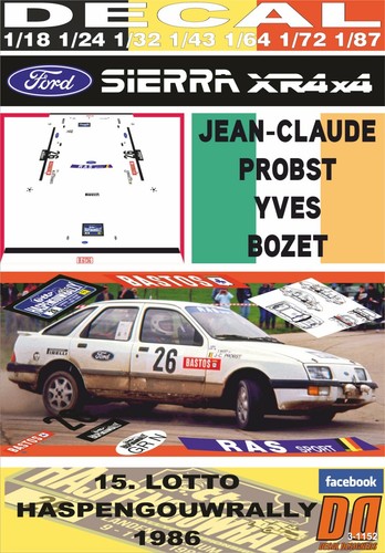 Decal ford sierra 4x4 - ford,