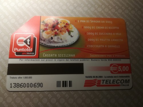 Scheda telefonica phone - telefonica,