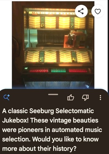 Beautiful seeburg selectomatic - seeburg,
