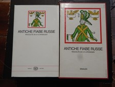" ANTICHE FIABE RUSSE " RACCOLTE DA A.N.AFANASJEV EINAUDI I MILLENNI 1982