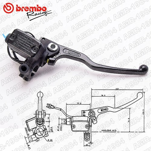 Pompa freno brembo anteriore - pompa,