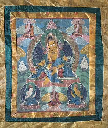Antico quadro tibetano - quadro, thangka