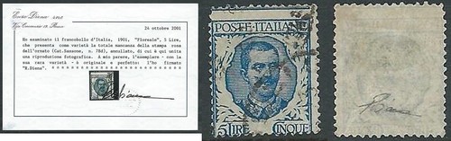 1901 regno usato floreale - floreale, 5