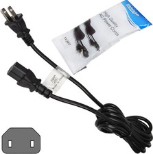 HQRP 3M AC Power Cavo per Roland Fantom RD-170 KR-3 Sintetizzatore Tastiera