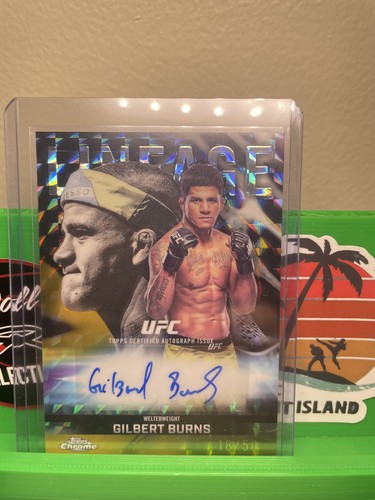 2026 topps chrome ufc gilbert - topps,