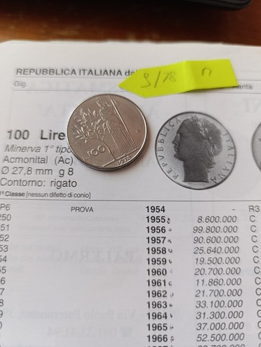 Moneta 100 lire - del, 1978